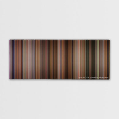 Jerry Maguire color palette canvas print: thousands of thin vertical stripes of color