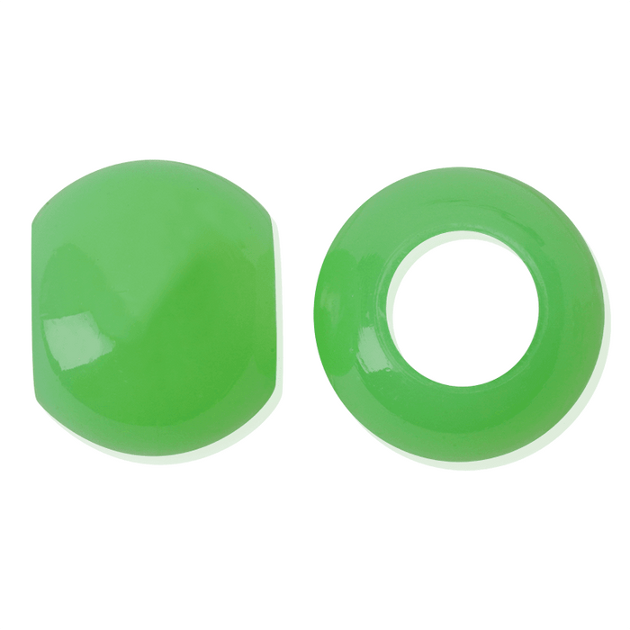 Joy Glow In the Dark Round Hair Beads XX-Large, 60 Count, Green