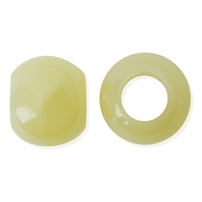 Joy Glow In the Dark Round Hair Beads XX-Large, 60 Count, Yellow