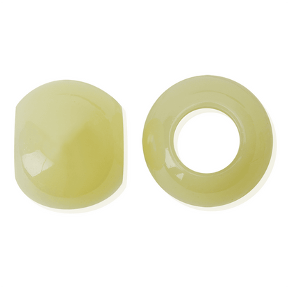 Joy Glow In the Dark Round Hair Beads XX-Large, 60 Count, Yellow
