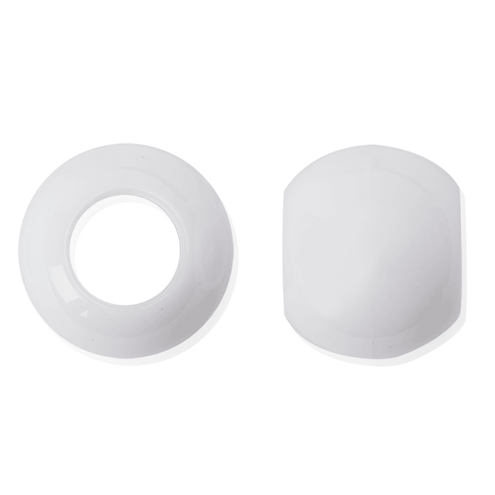 Joy Round Hair Beads XX-Large, 60 Count, White