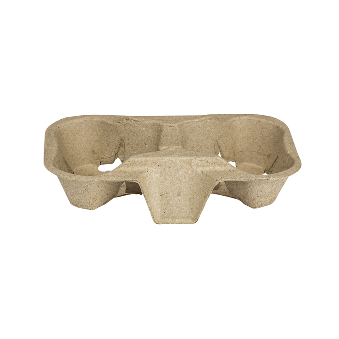 Karat Earth 2-Cup Molded Fiber Carrier