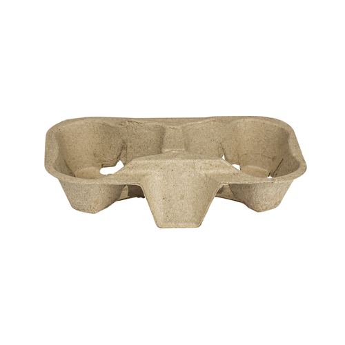 Karat Earth 2-Cup Molded Fiber Carrier