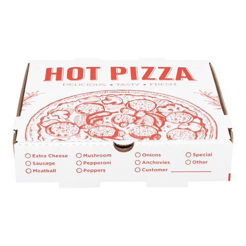 Karat Earth Pizza Box, 10x10x2 | Generic Print