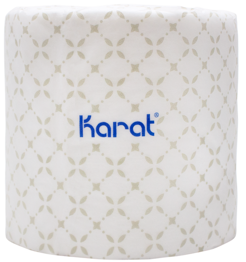 Karat Earth Wrapped 2-ply Toilet Tissue Roll | White