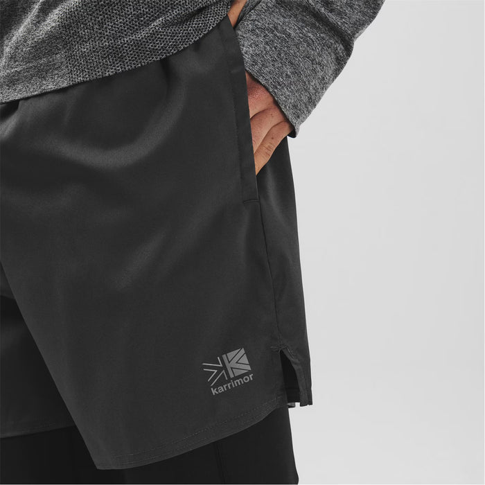 Karrimor Run 1/4 Zip / Shorts Set - Charcoal
