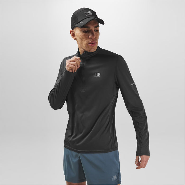 Karrimor Run 1/4 Zip / Shorts Set - Charcoal