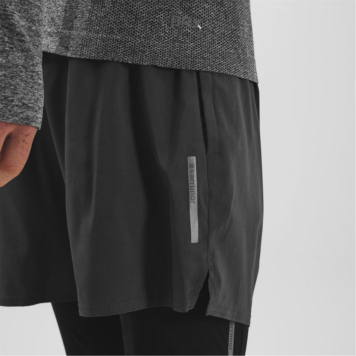 Karrimor Run 1/4 Zip / Shorts Set - Charcoal