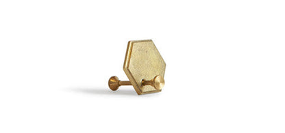 Hexagon Plate Key Ring by Futagami on a white background