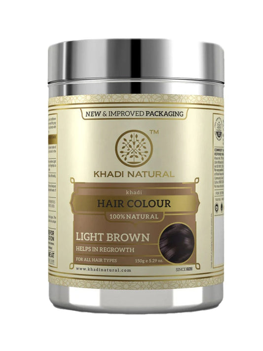 Khadi Natural Light Brown Hair Colour (150g)