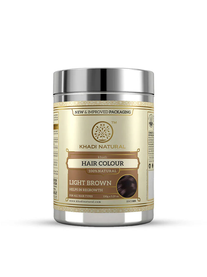 Khadi Natural Light Brown Hair Colour (150g)
