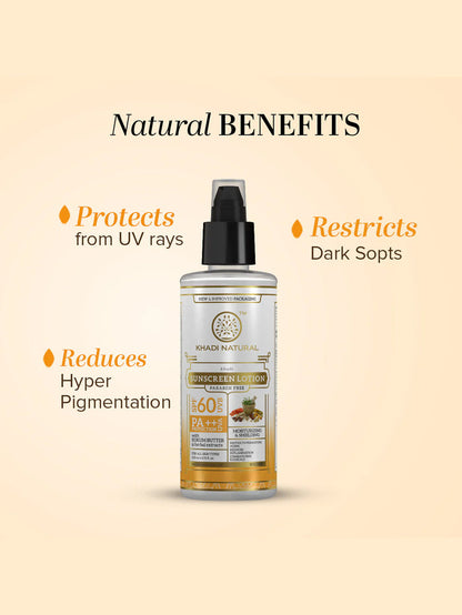Khadi Natural Sunscreen SPF 60 (100ml)