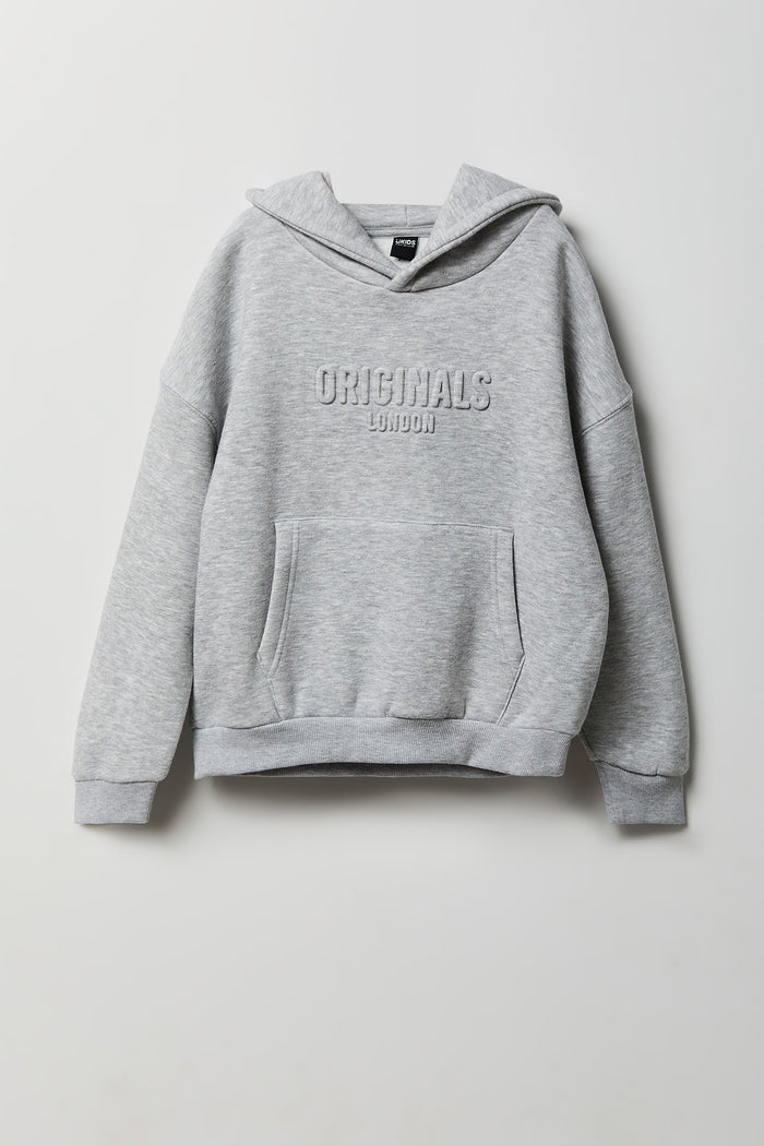 Kids Premium Heavyweight Fleece Embossed Hoodie