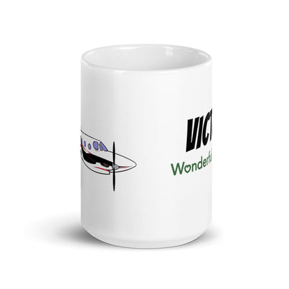KING AIR N95JT 2 White glossy mug