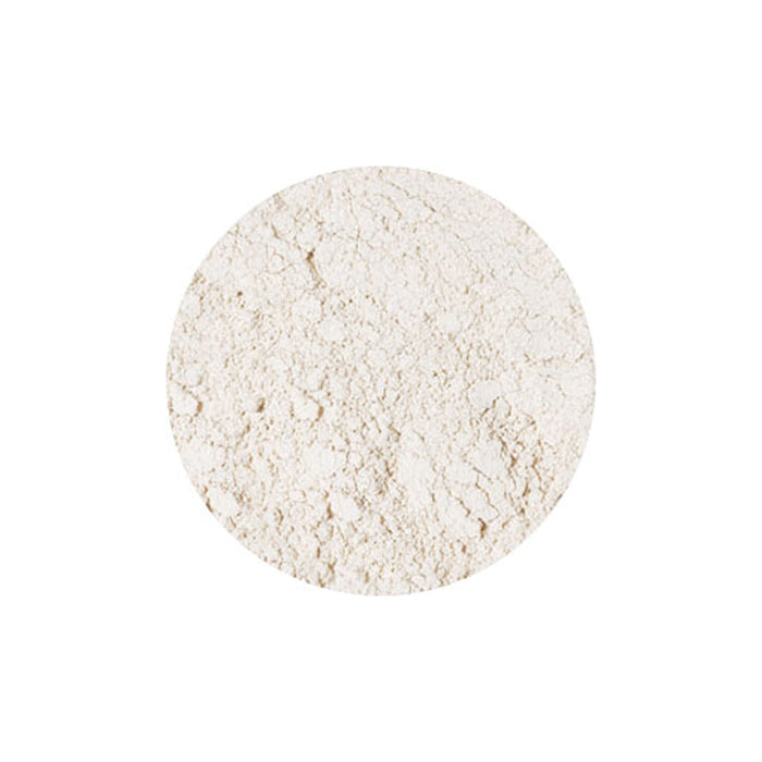 IVY BEAUTY by KISS Kiss HD Set N' Forget Setting Powder loose ivory powder swatch on white background for matte longwear finish