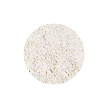 IVY BEAUTY by KISS Kiss HD Set N' Forget Setting Powder loose ivory powder swatch on white background for matte longwear finish