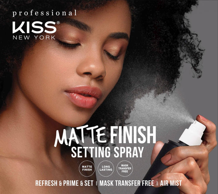 Kiss Matte Finish Setting Spray 100ml/ 3.38oz - ikatehouse