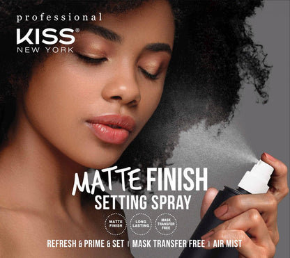 Kiss Matte Finish Setting Spray 100ml/ 3.38oz - ikatehouse