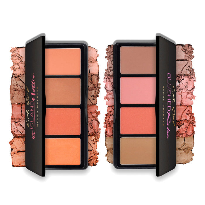 LA Girl Fanatic Blush Palette 4 Colors - ikatehouse
