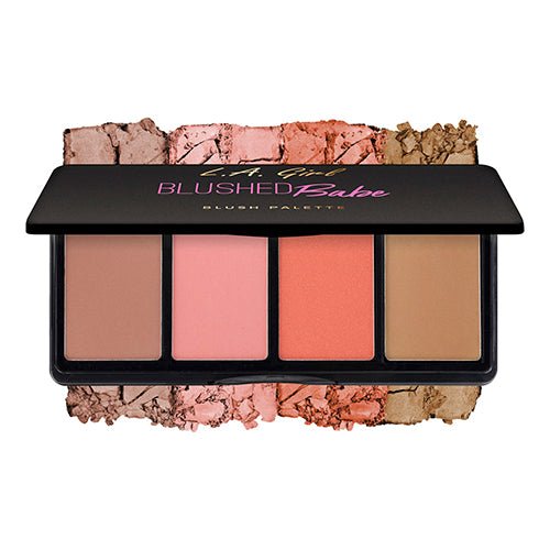 LA Girl Fanatic Blush Palette 4 Colors - ikatehouse