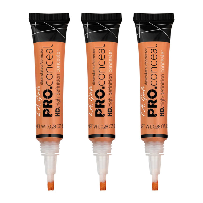 LA GIRL Pro Conceal Orange Corrector 3Pcs Set - ikatehouse