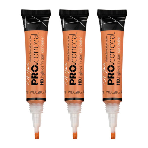 LA GIRL Pro Conceal Orange Corrector 3Pcs Set - ikatehouse