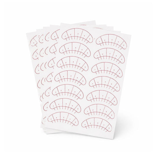 Lash Mapping Stickers for Eyelash Extensions