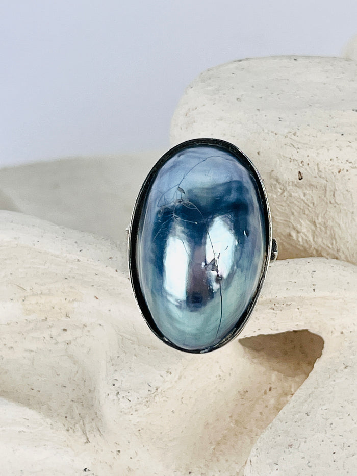 Late 19th / Early 20th Century Osmena Pearl Ring - Rare