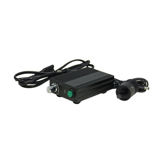 LED Point Light Microscope Illuminator, Adapter Diameter 9mm, 3W, SKU ML02221212, three quarter front view