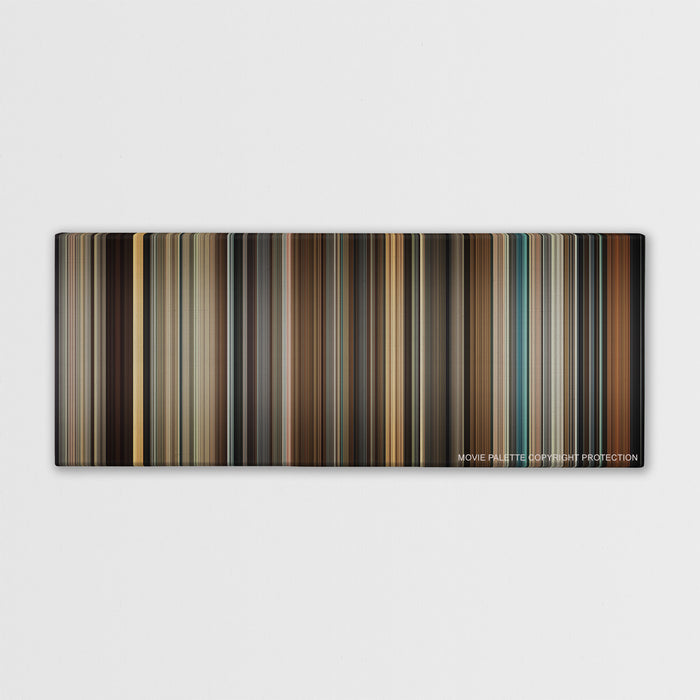 Legend color palette canvas print: thousands of thin vertical stripes of color
