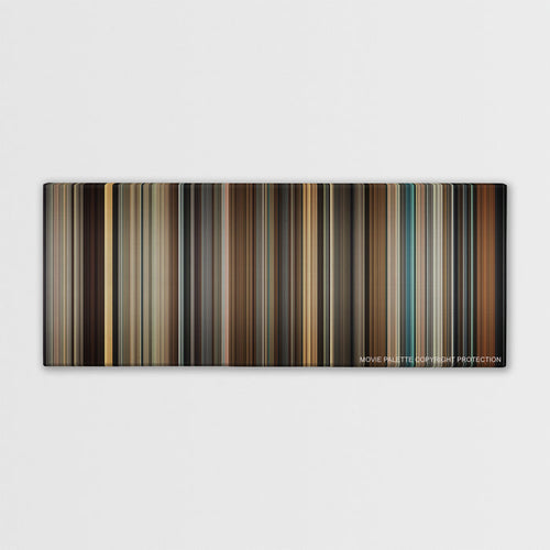 Legend color palette canvas print: thousands of thin vertical stripes of color