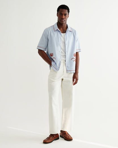 Light Blue Keats Dahlia SS Shirt
