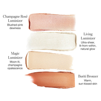 RMS Beauty-Living Luminizer Glow Quad Mini-Makeup-LLGQM-The Detox Market |