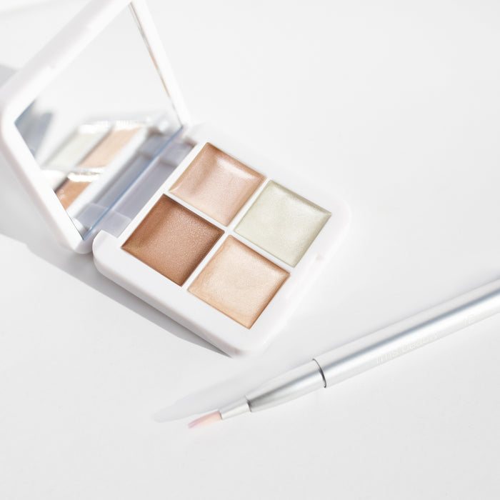RMS Beauty-Living Luminizer Glow Quad Mini-Makeup-LLGQM-LIFESTYLE-The Detox Market |