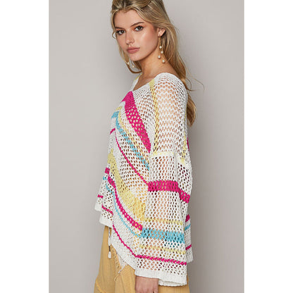 Long Sleeve Stripe Sweater