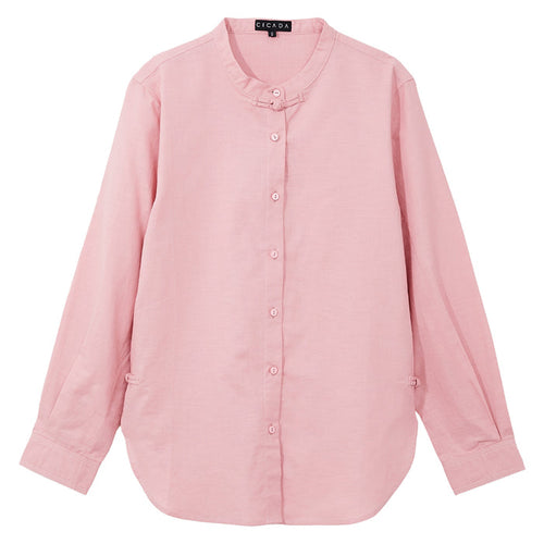 Long-Sleeved Blouse (Pink)