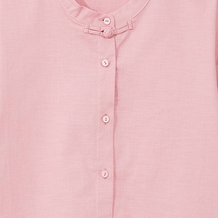 Long-Sleeved Blouse (Pink)