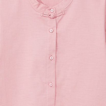 Long-Sleeved Blouse (Pink)