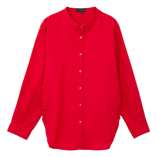 Long-Sleeved Blouse (Red)