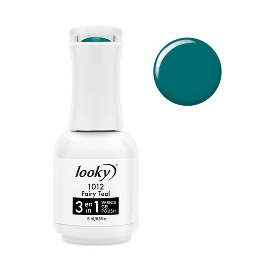 Looky Vernis Gel 3 en 1 #1012 Fairy Teal (Collection Fête Foraine)