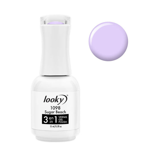 Looky Vernis Gel 3 en 1 #1098 Sugar Beach (Collection Brisa de Rio)
