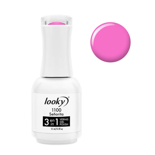 Looky Vernis Gel 3 en 1 #1100 Senorita (Collection Brisa de Rio)