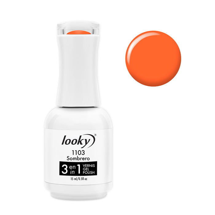 Looky Vernis Gel 3 en 1 #1103 Sombrero (Collection Brisa de Rio)