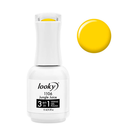 Looky Vernis Gel 3 en 1 #1106 Jungle Juice (Collection Brisa de Rio)