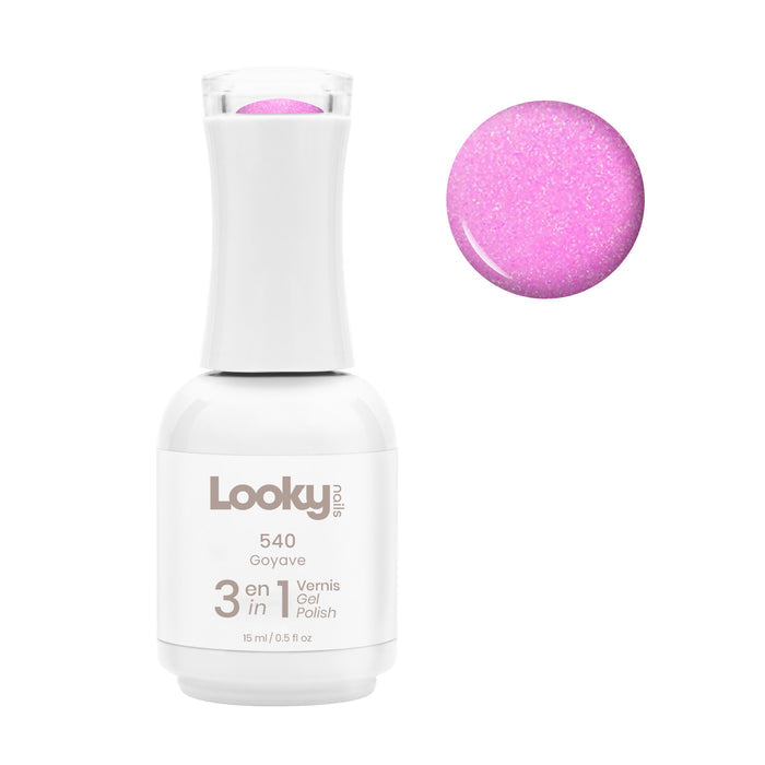 Looky Vernis Gel 3 en 1 #540 Goyave (Collection Limonade)