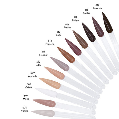 Looky Vernis Gel 3 en 1 #613 Café (Collection Chocolat)