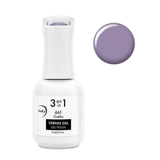 Looky Vernis Gel 3 en 1 #661 Océlia (Crazy Love) (EXCLUSIVITÉ WEB)
