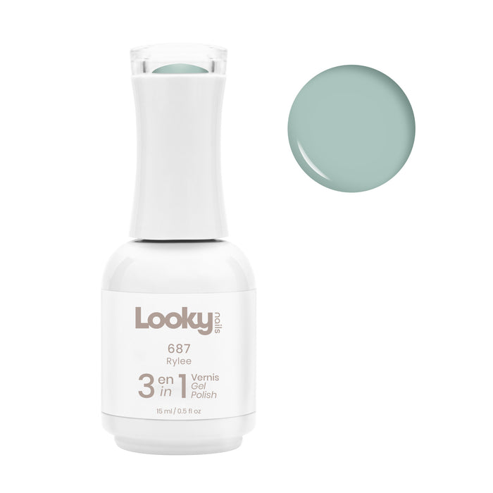 Looky Vernis Gel 3 en 1 #687 Rylee (Collection Milkshake)