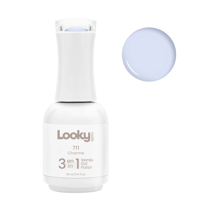 Looky Vernis Gel 3 en 1 #711 Charme (Collection Été Sarah Couture 2022)