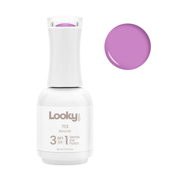 Looky Vernis Gel 3 en 1 #713 Beauté (Collection Été Sarah Couture 2022)